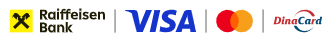 Raiffeisen Bank, Visa, Mastercard, DinaCard